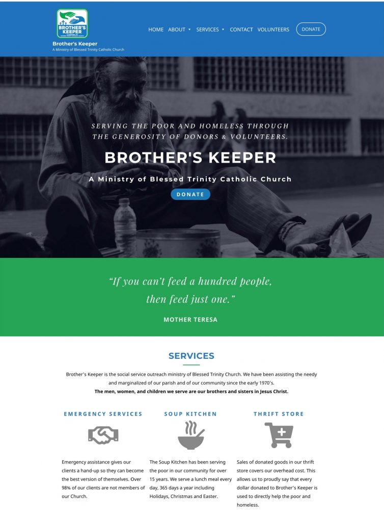 BROTHERS KEEPER WEBSITE