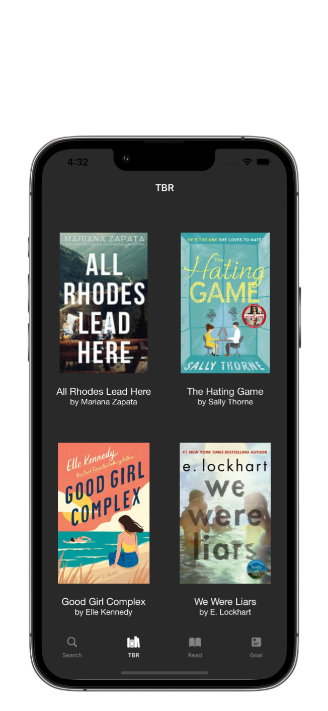 tbr-bookshelf app